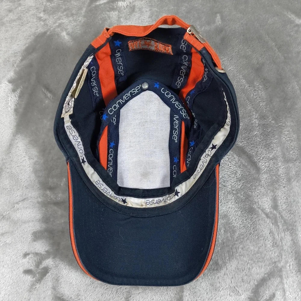 Vintage Converse Baseball Hat‎ Cap Blue Orange Strapback Dad Chuck Taylor Y2K